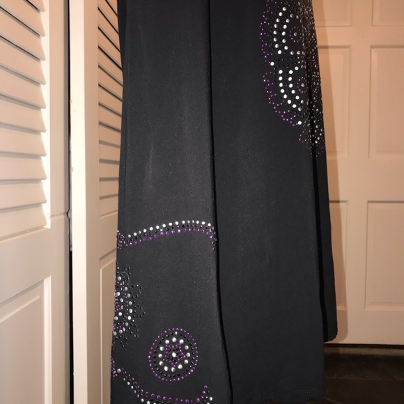 Sparkling studded front and sleeves top - Picture 1 of 4